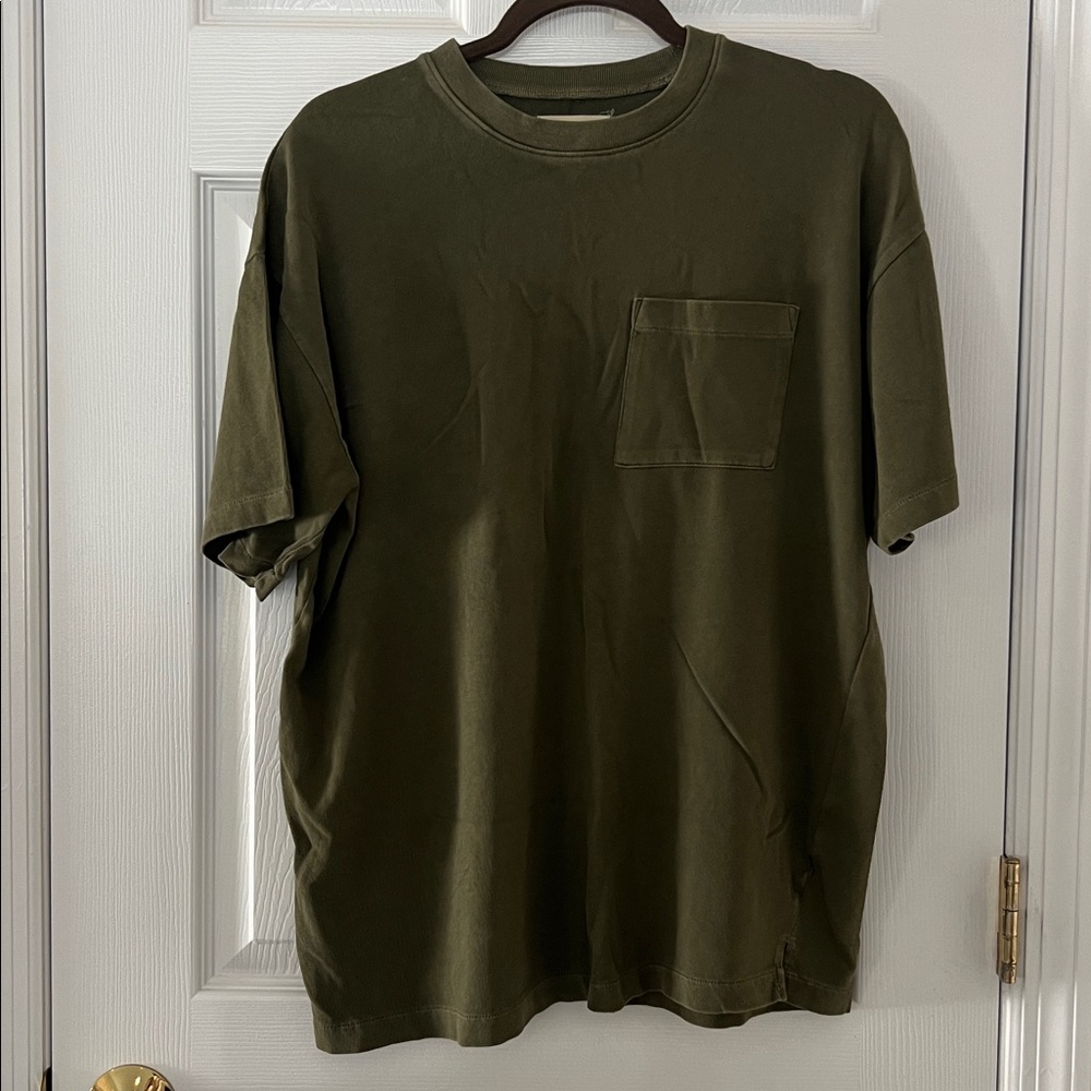 Madewell Army Green Crew Neck Tee